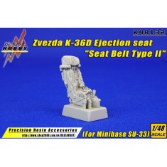 1/48 Zvezda K-36D Seat Belt Type II for Minibase SU-33