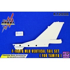 1/72 F-16A/B MLU Vertical Tail Set for Tamiya kits