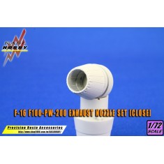 1/72 F-16 Fighting Falcon F100-PW-200 Exhaust Nozzle Set [Close] for Hasegawa kits