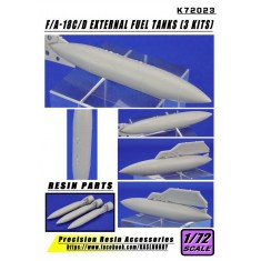 1/72 McDonnell Douglas F/A-18C/D Hornet External Fuel Tanks (3pcs)