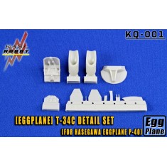 [Egg Plane] T-34C Detail Set for Hasegawa P-40 kits