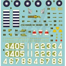 [Egg Plane] ROCAF T-34C Decal Set for Hasegawa kits