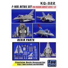 Egg Plane General Dynamics F-16XL Detail Set for Freedom Model F-16 kits