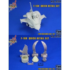Egg Plane F-16V Quick Detail Set for Hasegawa kit