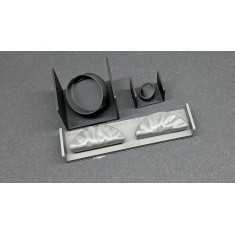 1/32 A-4E/F Skyhawk Air Intake FODs #D with Jet Exhaust Plug, AOE Cover for Trumpeter kit