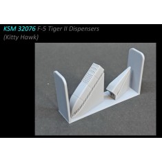1/32 F-5 Tiger II Chaff and Flare Dispensers for Kitty Hawk Kit