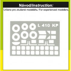 1/72 Let L-410 Turbolet Canopy and Wheel Disk Mask