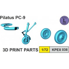 1/72 Pilatus PC-9 Wheels and Exhausts