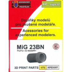 1/72 Mikoyan-Gurevich MiG-23BN 3D Exhaust for AZ Model/RV kit