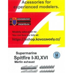 1/72 Supermarine Spitfire Mk.I-XI/XVI 3D Merlin Exhausts