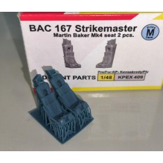 1/48 BAC 167 Strikemaster Attack Aircraft Seats (2pcs) for Fly model