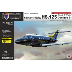 1/72 Hawker Siddeley HS 125 Dominie T.1 "Black +White" [HI-TECH]