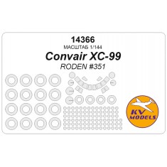 1/144 XC-99 Mask Set (Wheels Mask Incl.) for Roden Kits
