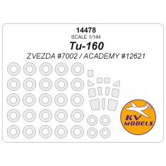 1/144 Tu-160 Masks for Zvezda #7002
