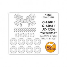 1/144 C-130F / C-130A / JC-130A Hercules Masks for Amodel #1425, #1437, #1439