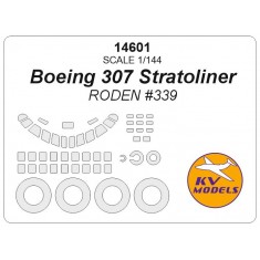 1/144 Boeing 307 Stratoliner Wheels Masks for Roden #339