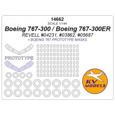 1/144 Boeing 767-300/767-300ER & 767 Prototype Masking for Revell #04231/03862/05687