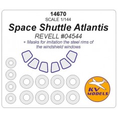 1/144 Space Shuttle Atlantis Masking for Revell kit #04544