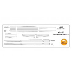1/144 Antonov An-8 Masks for Eastern Express #14495, #14496