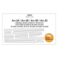1/144 Antonov An-24 / An-26 / An-30 / An-32 Masks for A-Model / Eastern Express