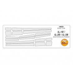 1/144 Ilyushin IL-18 / D / V / IL-20M / IL-38 / N Masks for Eastern Express / Big Model