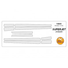 1/144 SUPERJET-100 Masks for Zvezda #7009