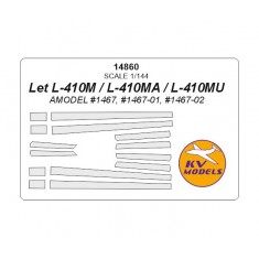 1/144 Let L-410M / L-410MU / L-410MA Masks for A-Model #1467 / #1467-01, #1467-02