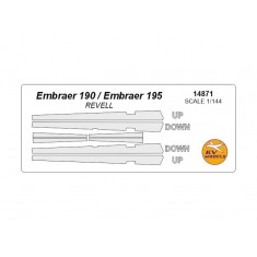1/144 Embraer 190 / 195 Masks for Revell #03937, #03883, #04884