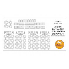 1/144 Airport Service #2 Masks (Zil-130x3kits, APPA-4) for Eastern Express w/Wheels Masks