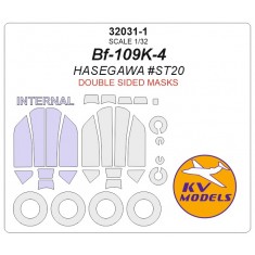 1/32 Messerschmitt Bf 109K-4 Double Sided Masking for Hasegawa #ST20
