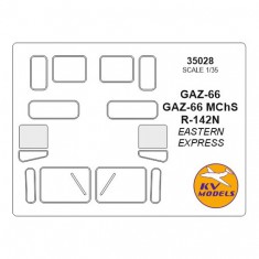 1/35 GAS-66/GAS-66 EMERCOM/R-142N Paint Masking for Eastern Express kits