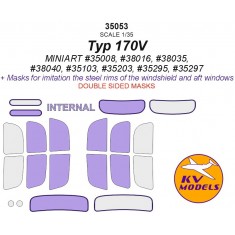1/35 Typ 170V Paint Masking for MiniArt #35008/38016/38035/38040/35103/35203/35295/35297 (Double-sided)