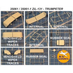 1/35 ZIL-131/Grad Mask Set for Trumpeter Kits