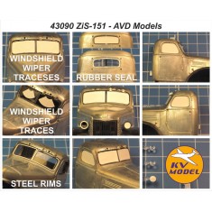1/43 ZiS-151 Series Mask Set for AVD Models Kits
