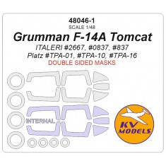 1/48 Grumman F-14A Tomcat Double-sided Masks for Italeri / Platz kits