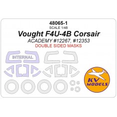 1/48 Vought F4U-4B Corsair Masks for Academy #12267/12353 [Double-sided]