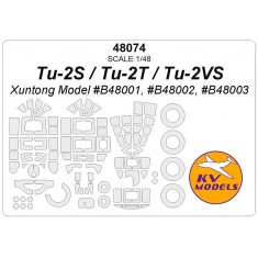 1/48 Tu-2S/Tu-2T/Tu-2Vs Masking for Xuntong Model #B48001/B48002/B48003