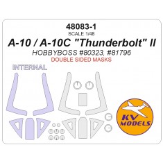 1/48 A-10/A-10C Thunderbolt II Masks for Hobby Boss [Double-sided]