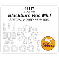 1/48 Blackburn Roc Mask Set (Wheels Mask Incl.) for Special Hobby Kits
