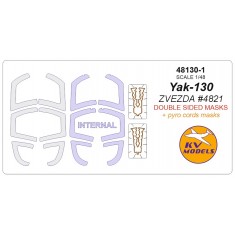 1/48 Yak-130 Double-sided Masking for Zvezda #4821
