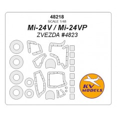 1/48 Mi-24V/VP Masking for Zvezda #4823