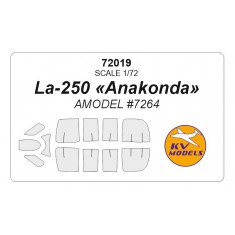1/72 La-250 Masking for Amodel kits