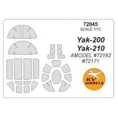 1/72 Yak-200/Yak-210 Masking for Amodel #72162, #72171