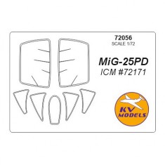1/72 MiG-25PD Masking for ICM kits