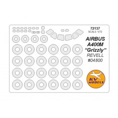 1/72 AIRBUS A400M Grizzly Masking w/Wheels Masks for Revell  #04800