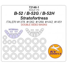 1/72 B-52/G/H Stratofortress Double Sided Masking for Italeri #1378/1262/1269/1442/1451