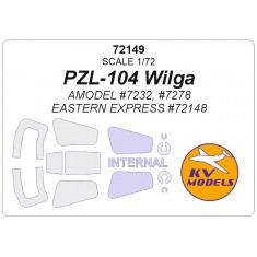 1/72 Pzl-104 Wilga Masking for Amodel #7232/7278/Eastern Express #72148