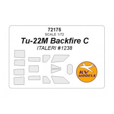 1/72 Tu-22 Masking for Italeri kits