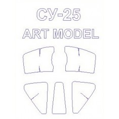 1/72 Sukhoi Su-25 Masking for Artmodel