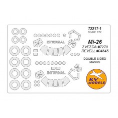1/72 Mi-26 Double sided Masking for Zvezda/Revell kits
